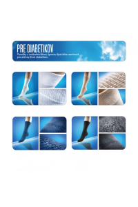 Diabetické ponožky s antibakteriálnou úpravou biele Dámske a pánske diabetické ponožky s antibakteriálnou úpravou, biela, jeans, čierna, bezšvové spojenie špice ꟾ Diapra.sk - zdravá a pohodlná obuv