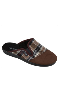 Pánske papuče komfort hnedé Pánske papuče komfort hnedé ꟾ diapra.sk