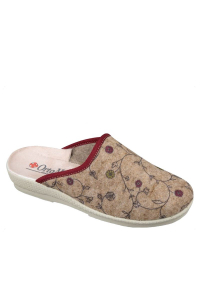 Dámske papuče Alena Dámske papuče šedo-vzorované ꟾ diapra.sk - pohodlná zdravotná obuv