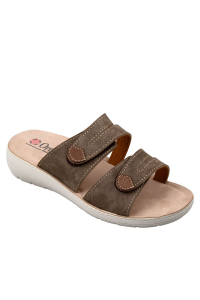 Ortomed 2628 - ortopedické šľapky hnedé Dámske ortopedické šľapky 2628, hnedé ꟾ Diapra.sk